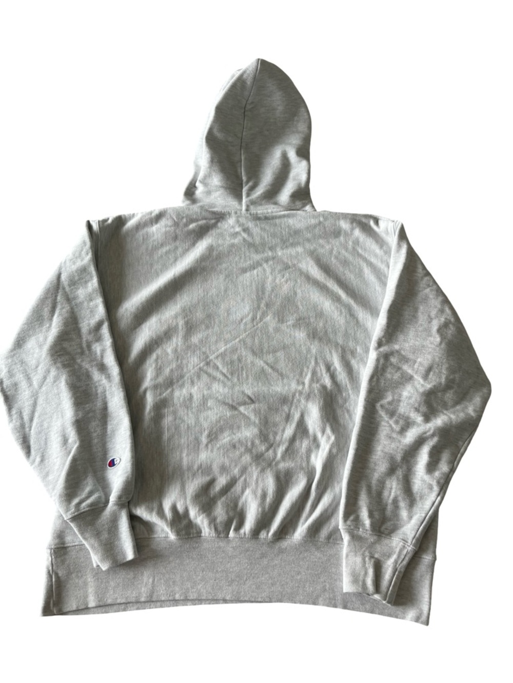 Cornell Champion Reverse Weave Hoodie XL Light Grey - Picture 2 of 5